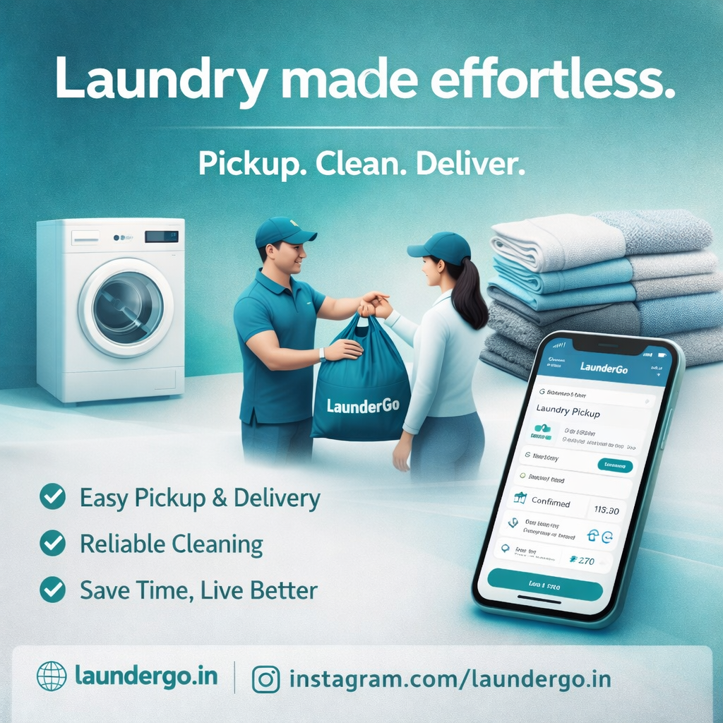 LaunderGo: Your Complete Platform for Laundry, Shoe Cleaning & Professional Cleaning Services